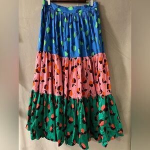 Kate Spade Colorblock Apple Skirt 8